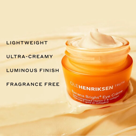 ➡️3/$25⬅️ Ole Henriksen—Banana Bright Vitamin C Eye Cream—Deluxe Mini (3mL)*NIB* - Picture 4 of 7